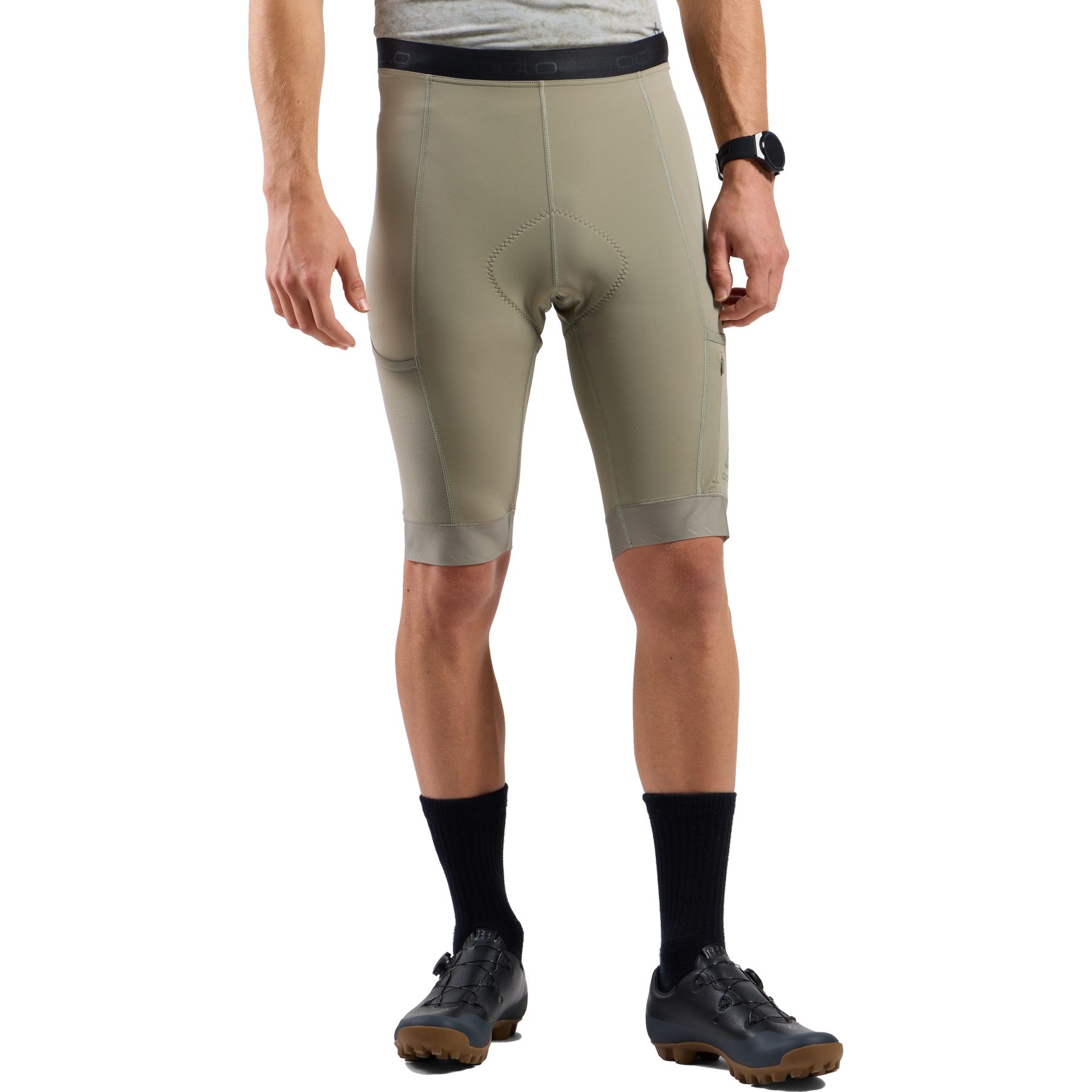 Immagine prodotto da Odlo Leggings Corti Cargo Uomo - Explorer - vetiver