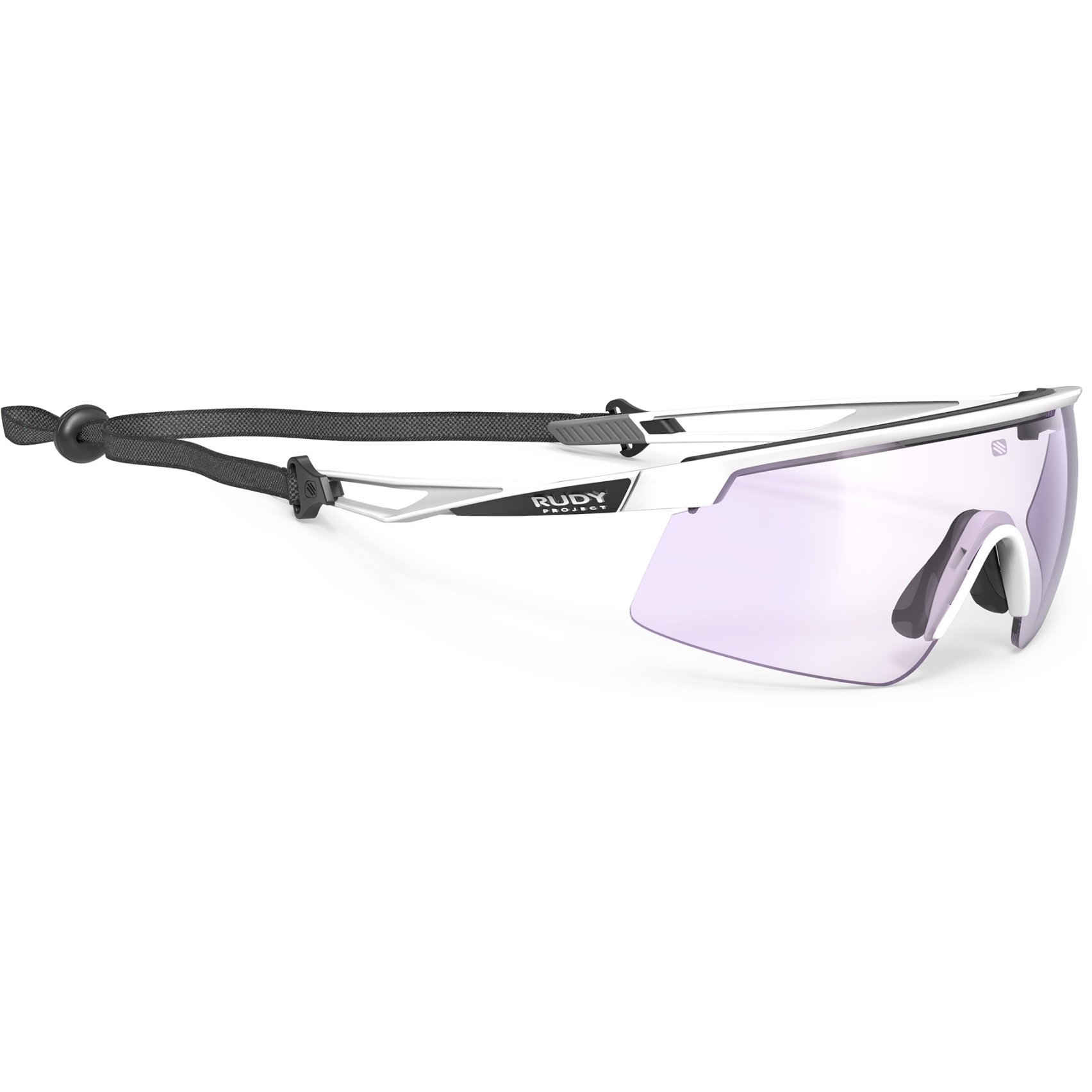 Bild von Rudy Project Turbolence Brille - Photochromic Lens - White Matte/ImpactX 2 Laser Purple