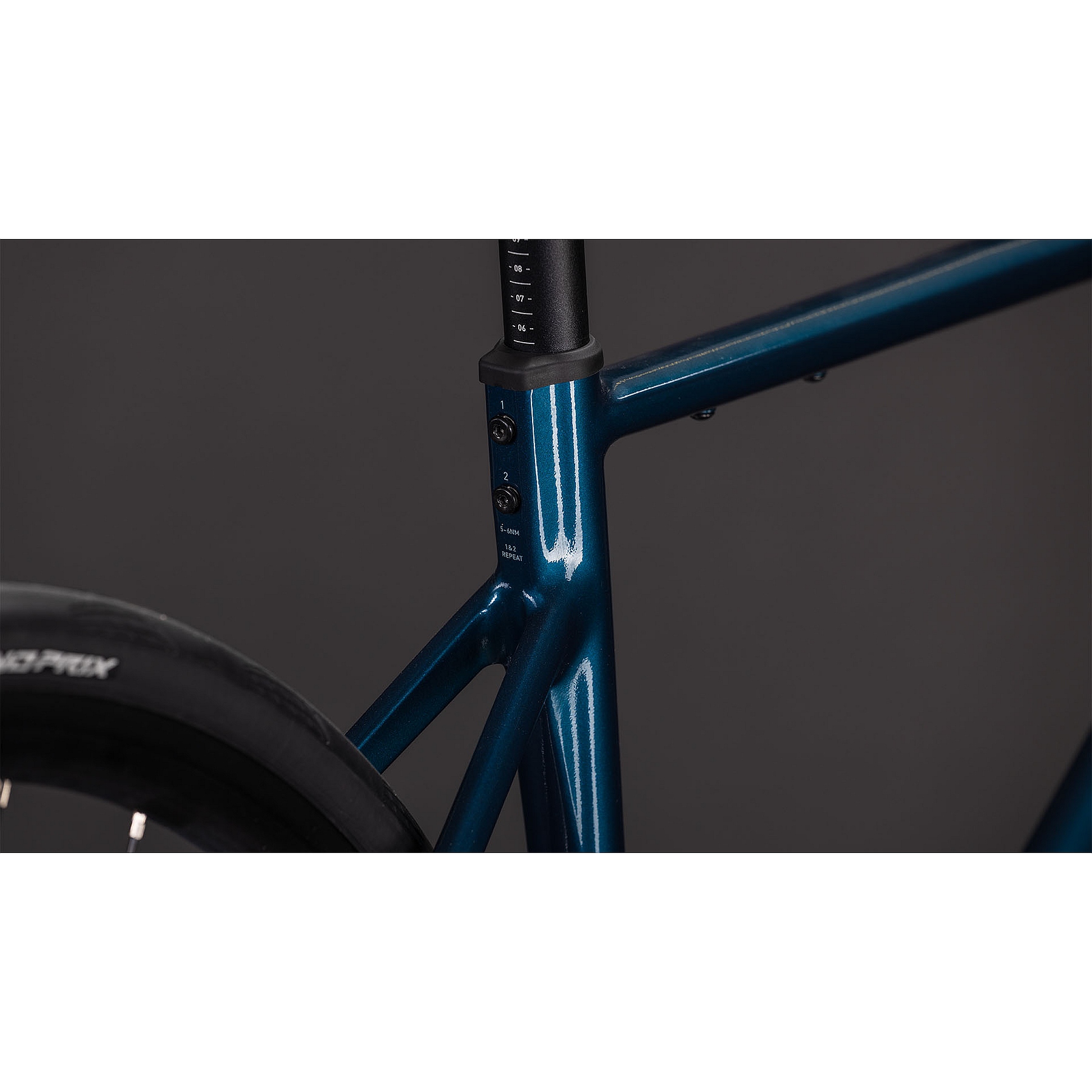 Kit Cadre Vélo De Route CUBE Attain Pro Aluminium 56 Cm + Fourche Carbone - Roue 28 Pouces - Neuf