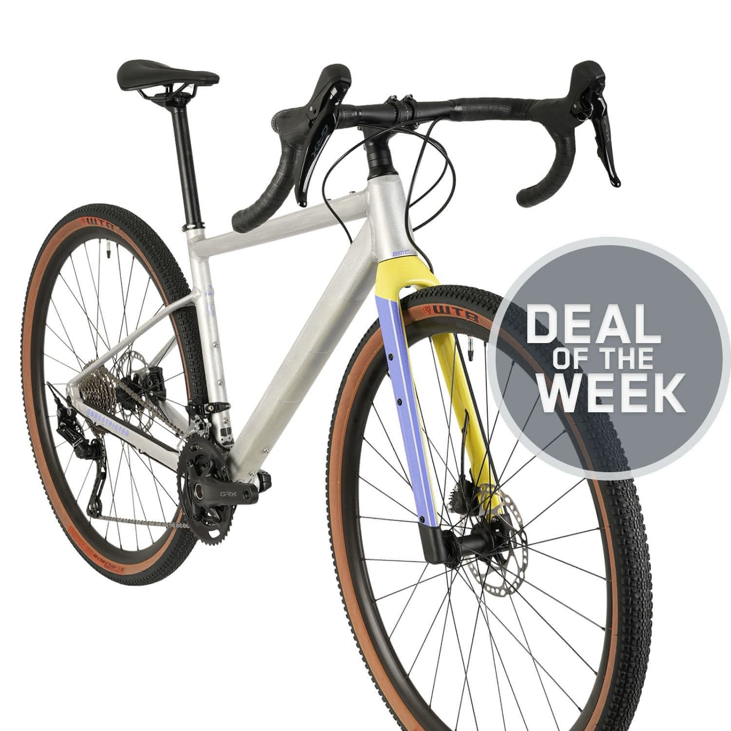 Produktbild von BMC URS AL TWO - Gravel Bike - raw alloy / yellow