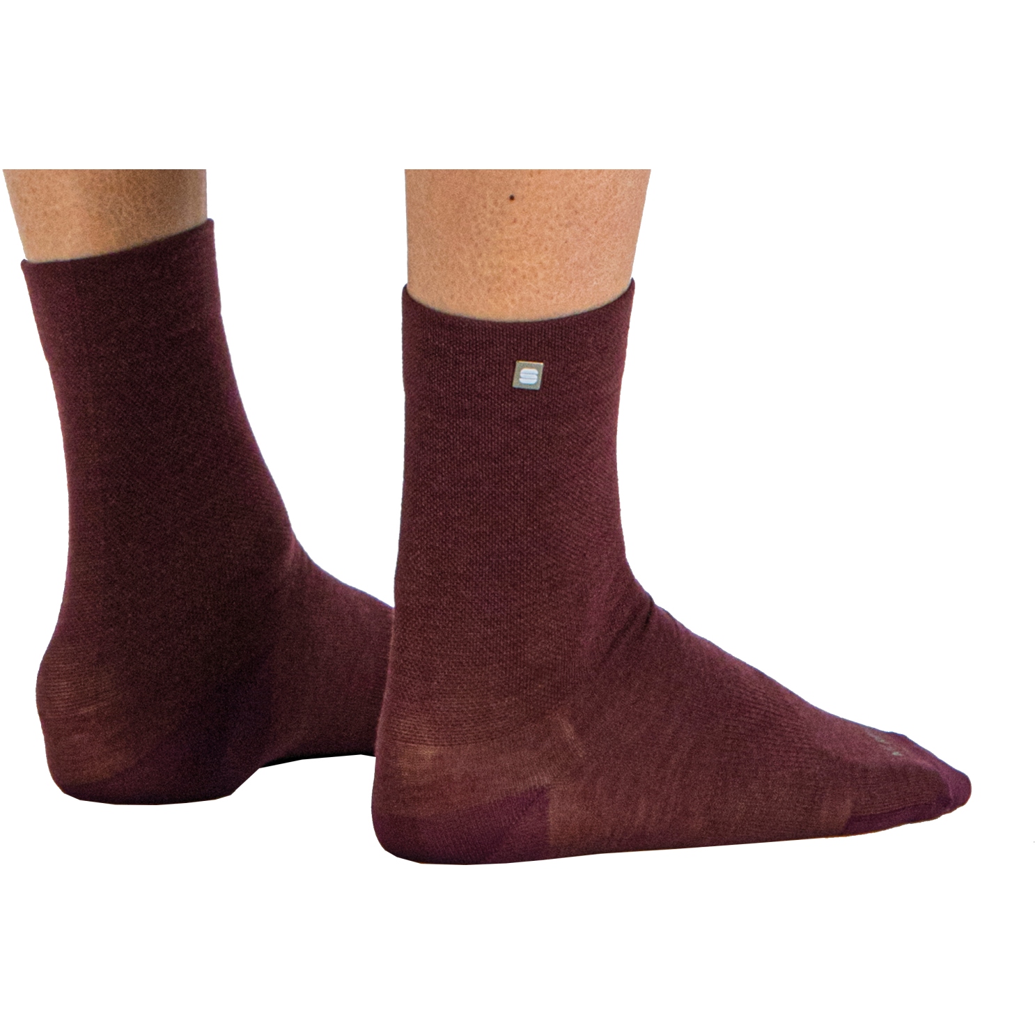 Picture of Sportful Matchy Wool Women&#039;s Socks - 605 Red Wine