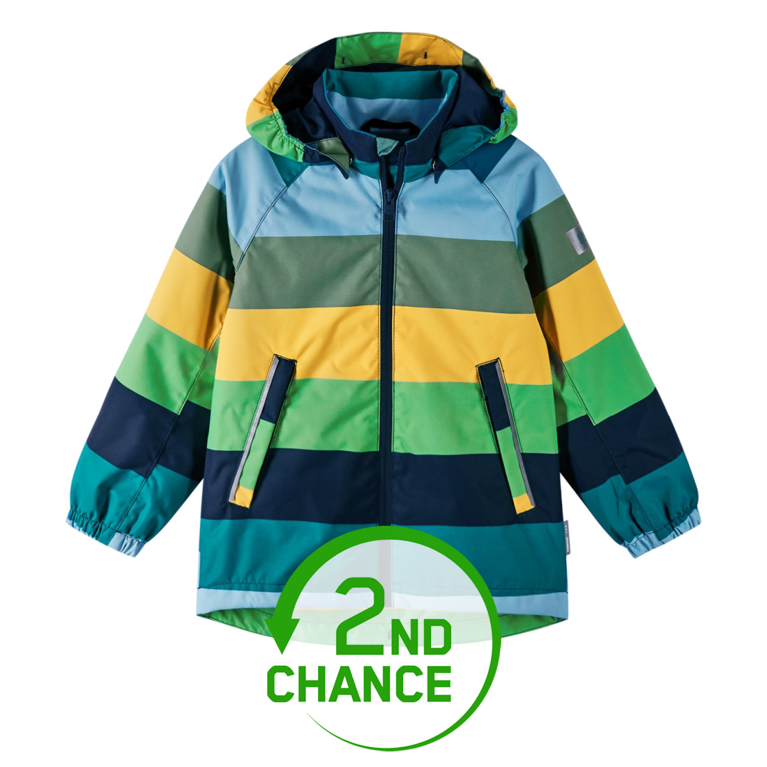 Picture of Reima Finbo Jacket Kids - green clay 8681 - 2nd Choice