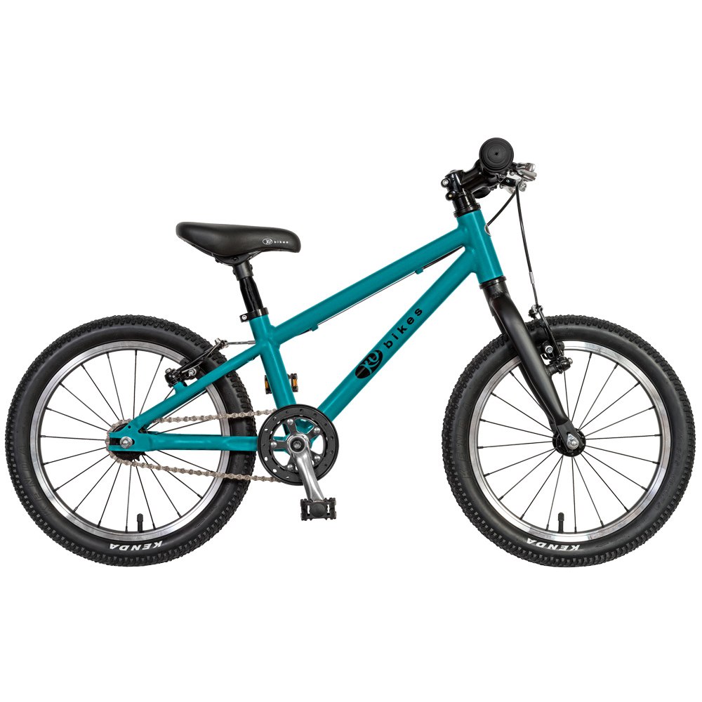 Productfoto van KUbikes 16L MTB Kids Bike - turquoise glitter