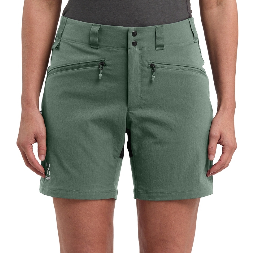 Женские шорты Haglöfs Mid Standard - fjell green/true black 4HT