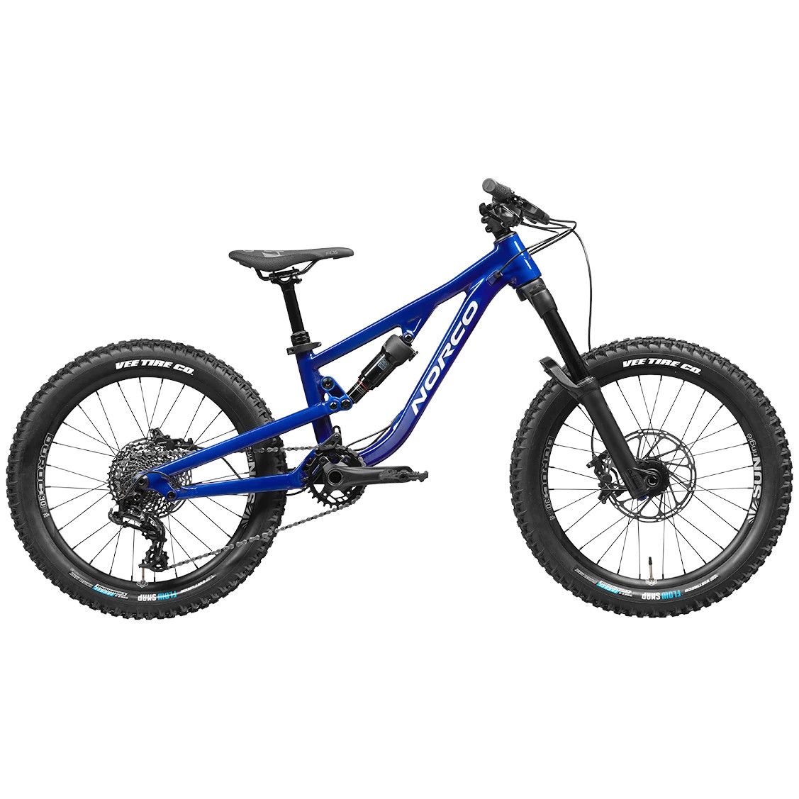 Productfoto van Norco FLUID 1 FS - 20&quot; Kids Mountain Bike - 2024 - blue / chrome