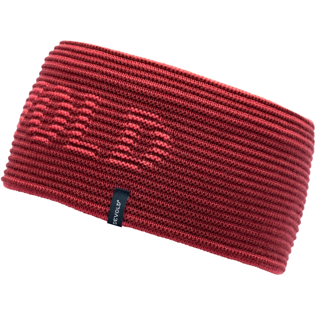 Devold Rib Logo Headband - 190 Poppy | BIKE24