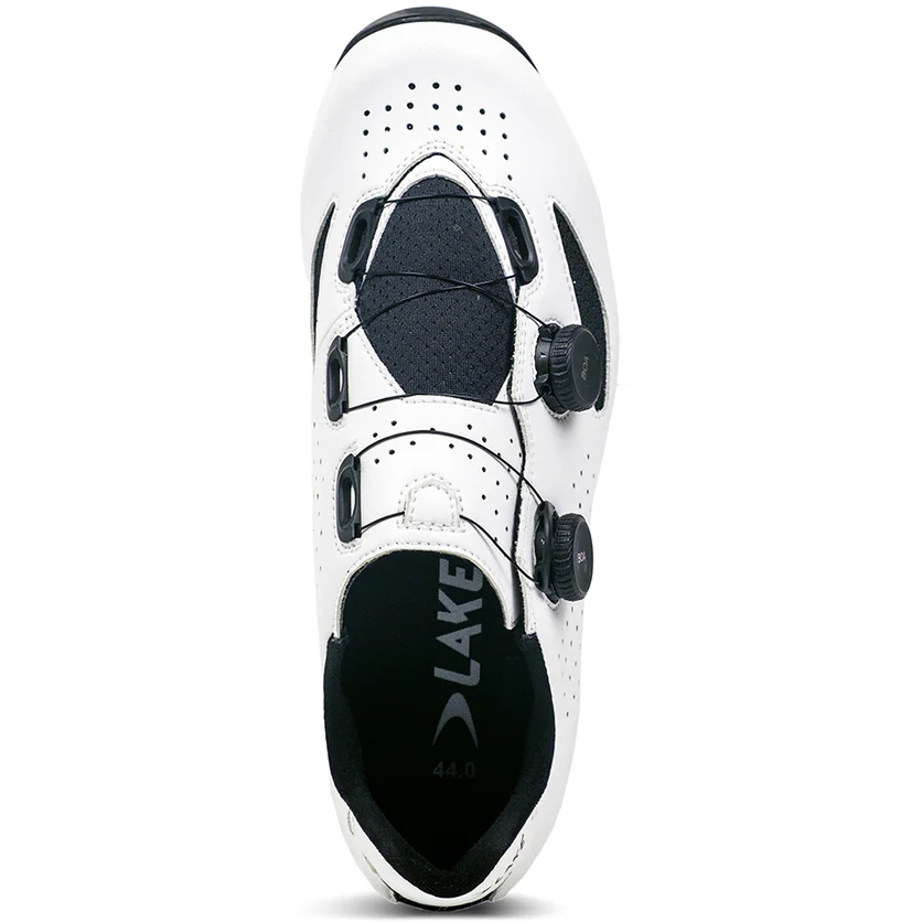 Chaussures de vélo Lake MX30G Regular White Clarino (Taille 45) NEUVES - Équipements vélos