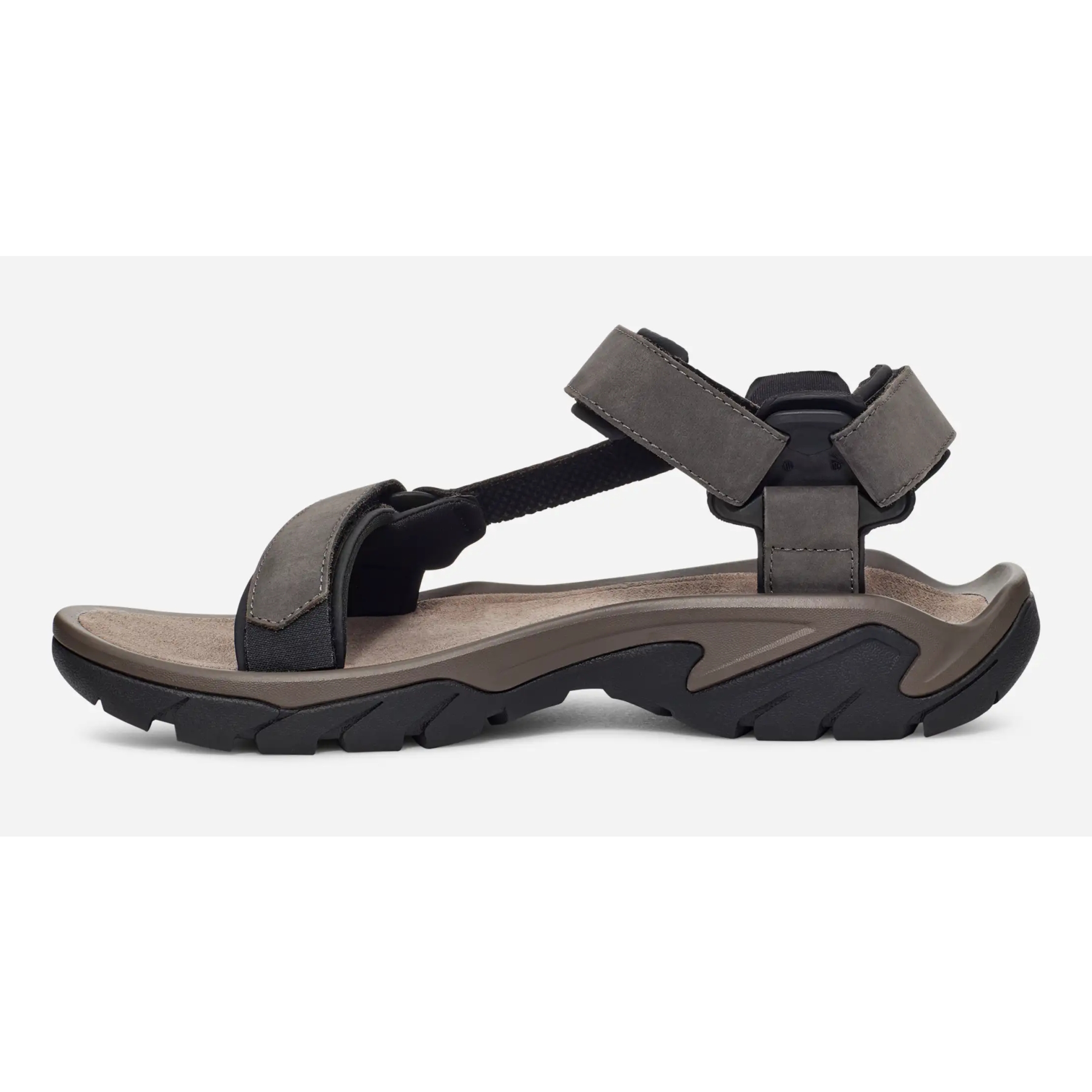 Teva Terra Fi 5 Universal Leather Sandals Men - dark gull