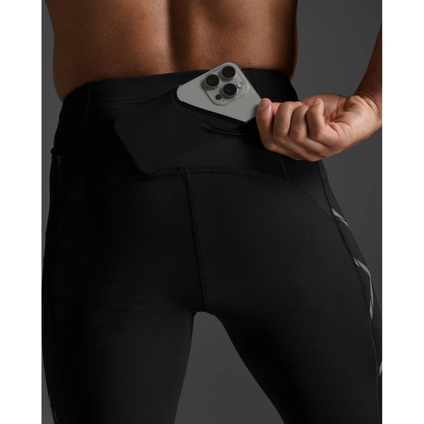 2xu Collants de compression MCS Run pour homme, noir