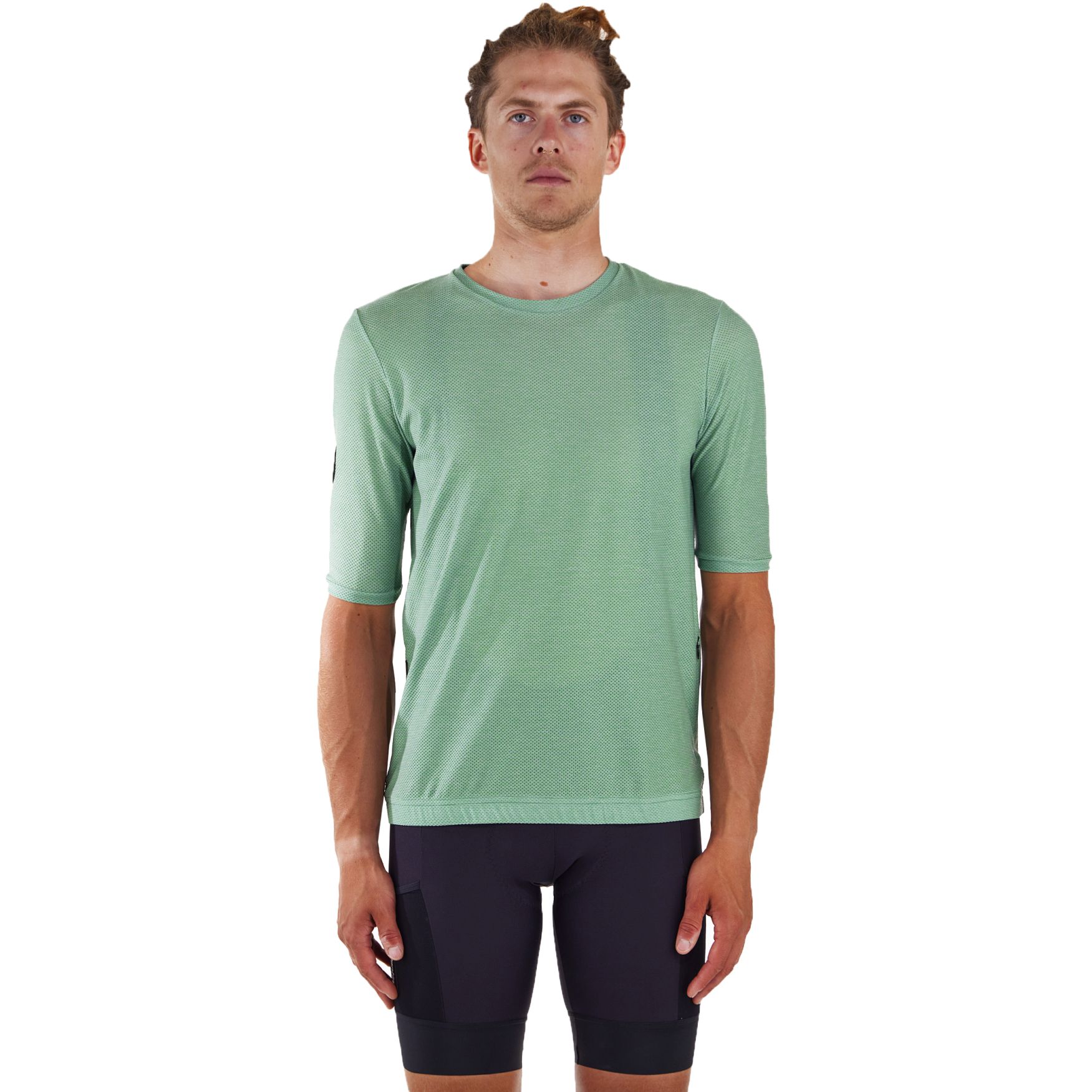Picture of Santini Stone Delta Tech T-Shirt Men 4M499GLLSTONEDELT - green military VM