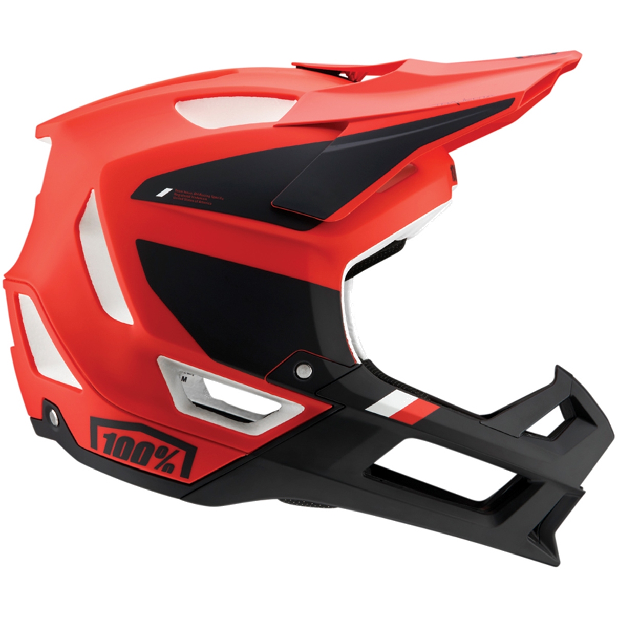 Picture of 100% Trajecta Fidlock Helmet - Cargo Fluo Red