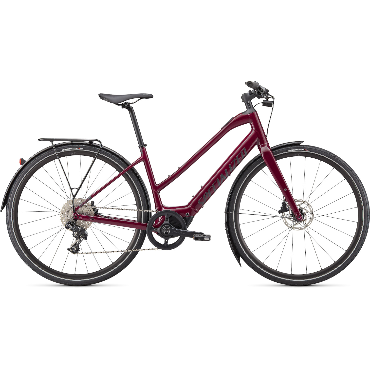 Specialized TURBO VADO SL 4.0 EQ - Step Through - Electric City Bike - 2023  - raspberry / black reflective