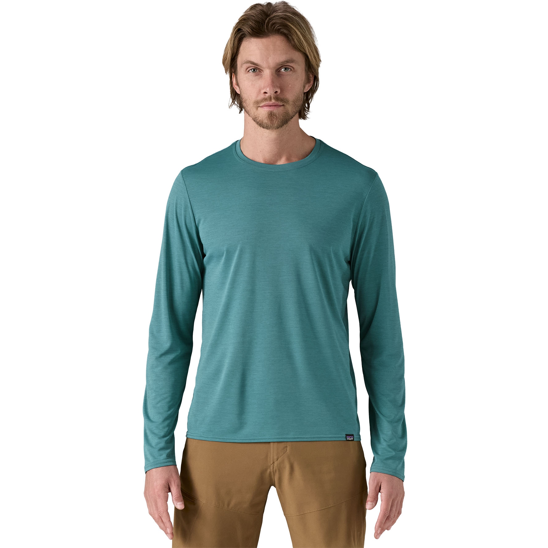 Produktbild von Patagonia Cap Cool Daily Langarmshirt Herren - Wetland Blue - Light Wetland Blue X-Dye