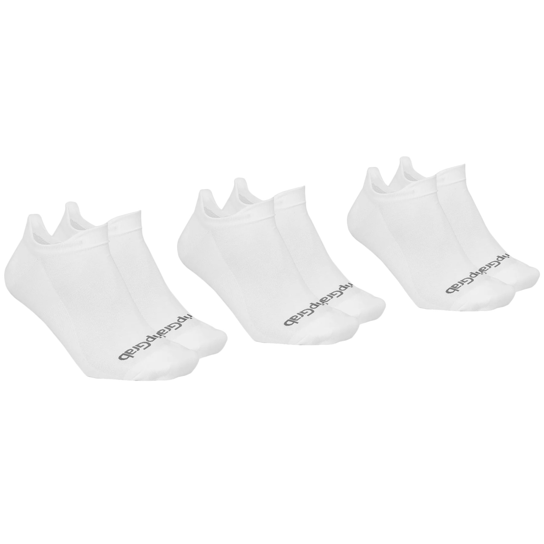 Picture of GripGrab Classic No Show Summer Socks 3-Pack - white