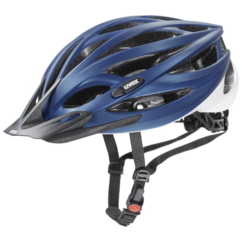 Produktbild von Uvex oversize Helm - blau-weiß matt