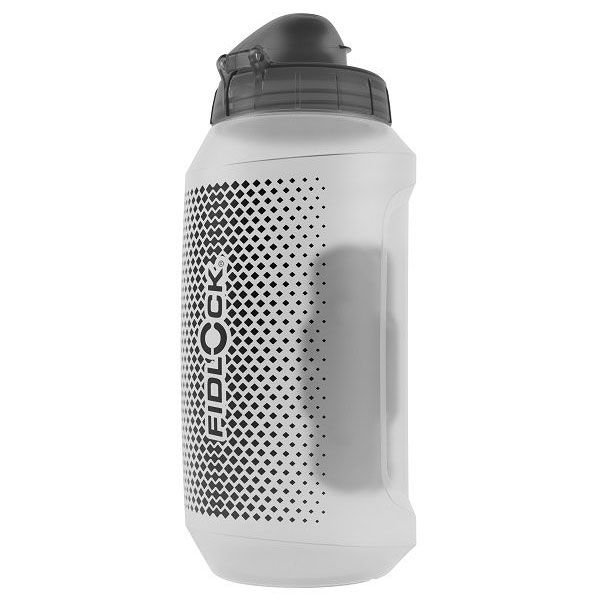 Produktbild von Fidlock Twist Single Trinkflasche 750 ml Compact + Bottle Connector Halterung - weiß transparent