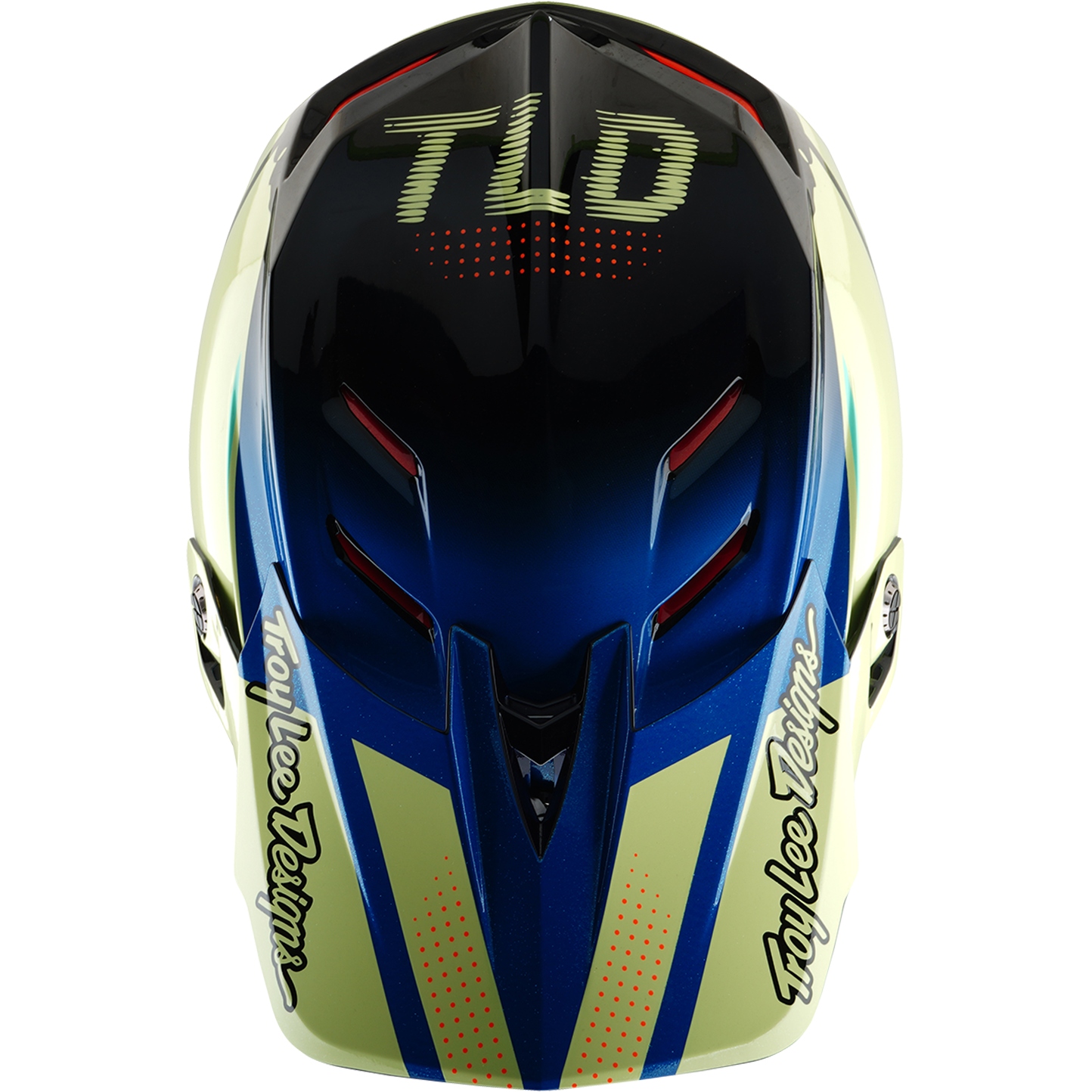 Troy Lee Designs D4 Composite MIPS Helmet - Drip Glo Yellow | BIKE24