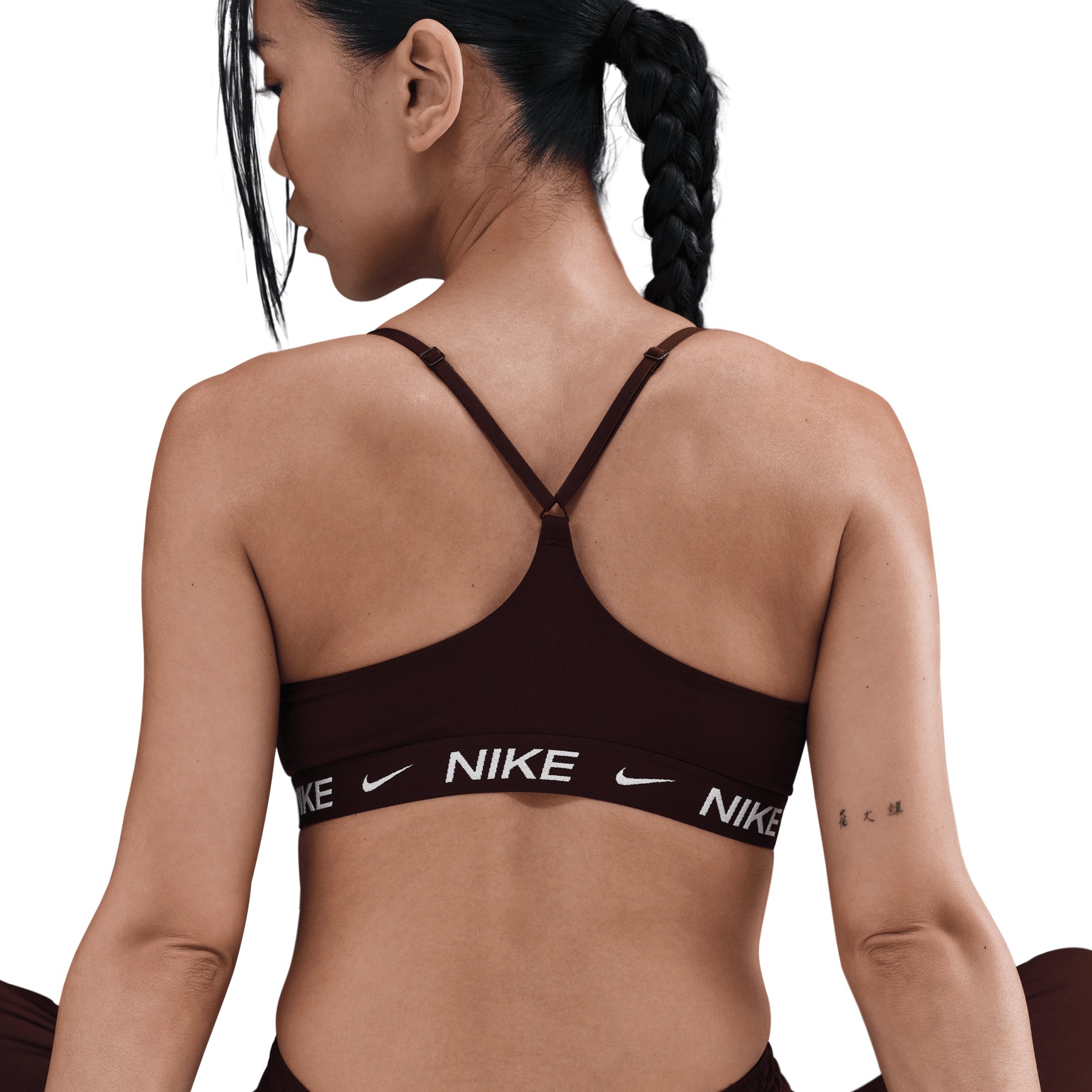 nike indy sports bra burgundy