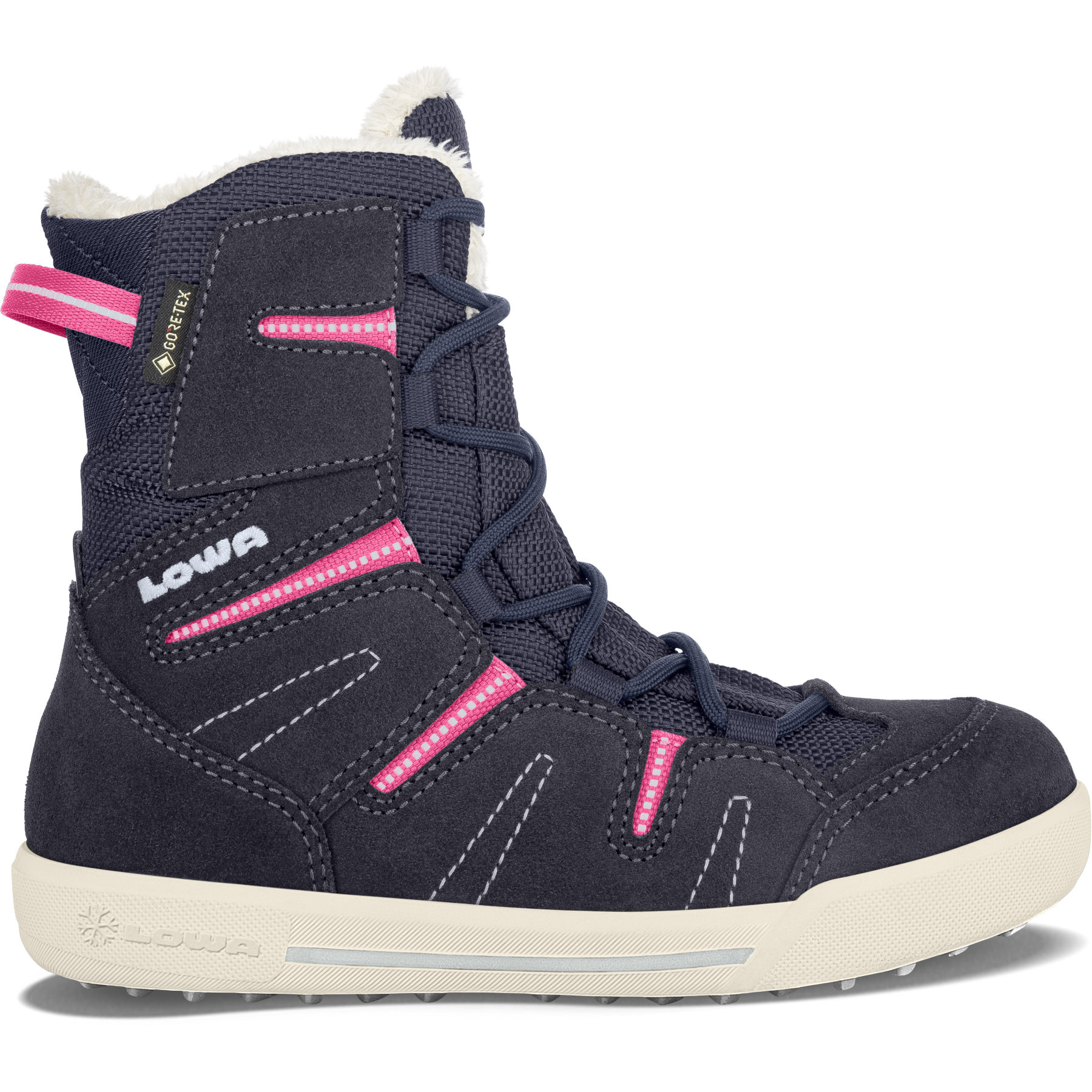 Picture of LOWA Lucy GTX Kids Winter Boots (Size 36-40) - navy/fuchsia