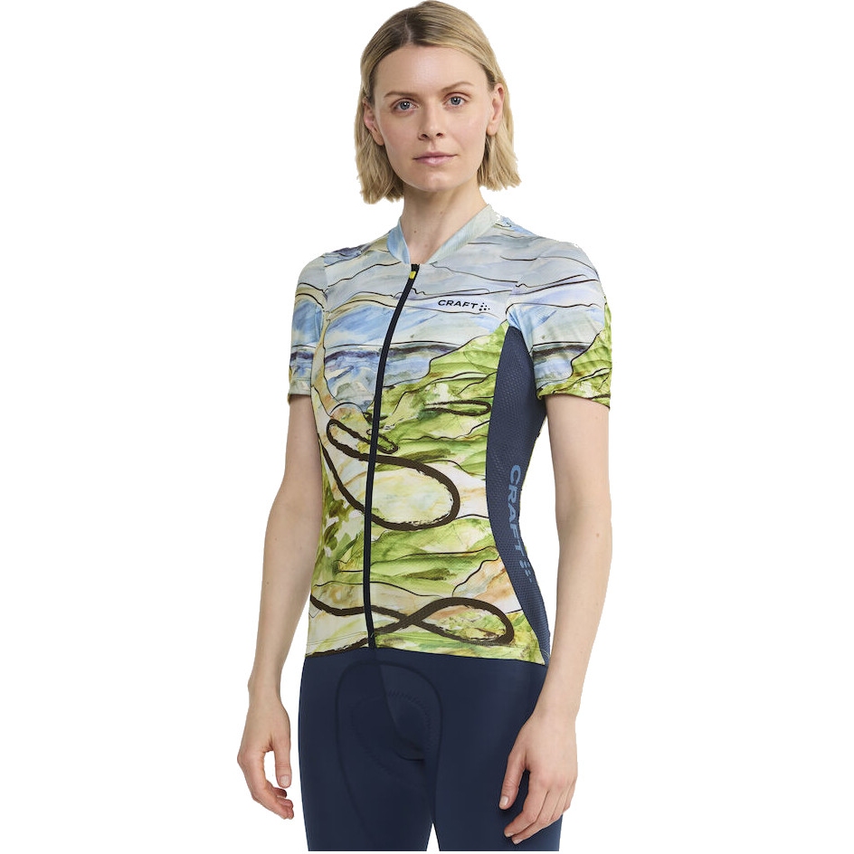 Bild von CRAFT ADV Endur Graphic Kurzarmtrikot Damen - Blaze/Free