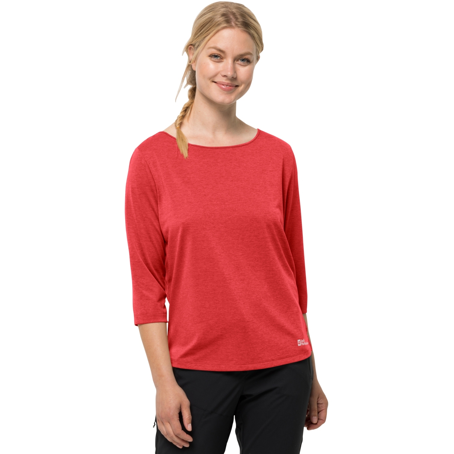 Produktbild von Jack Wolfskin JWP 3/4 T-Shirt Damen - tango orange