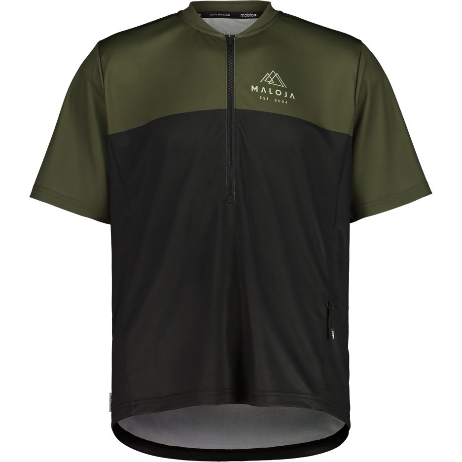 Bild von Maloja BarettiM. All Mountain 1/2 Trail Kurzarmtrikot Herren - alpine woods multi 1107