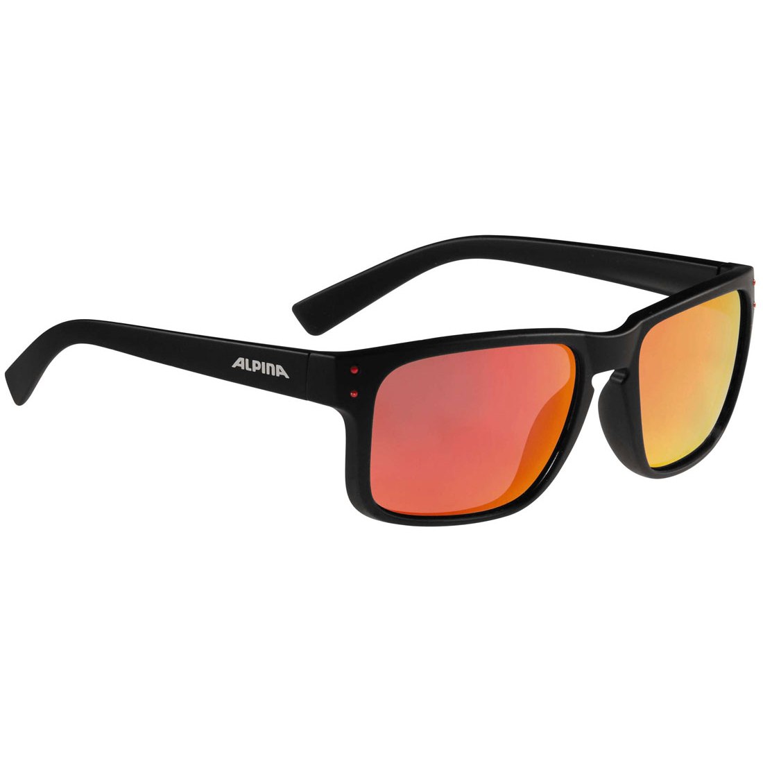 Produktbild von Alpina Kosmic Brille - Black Matt/CeramiC Red Mirror