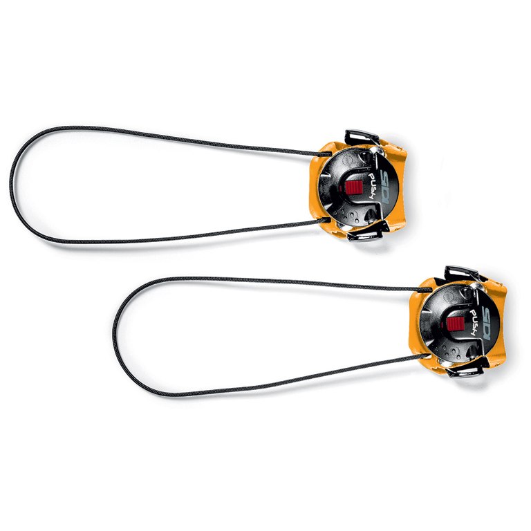 Produktbild von Sidi Tecno 3 Push-Button System - Ersatzteil für Drehverschluss - kurz - orange/schwarz