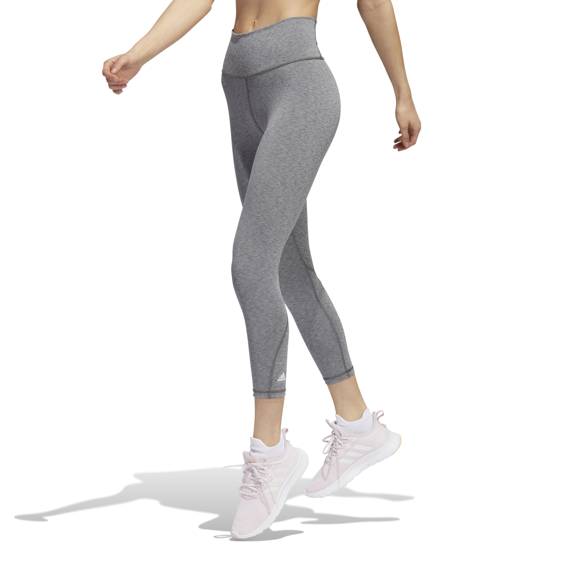 Picture of adidas Optime Training 7/8 Tights Women - dark grey heather HD4439