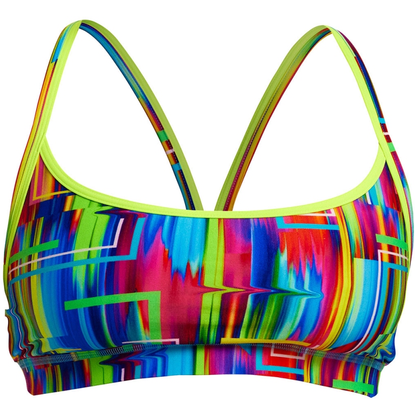 Photo produit de Funkita Haut de Bikini Femme - Sports Eco - The Glitch