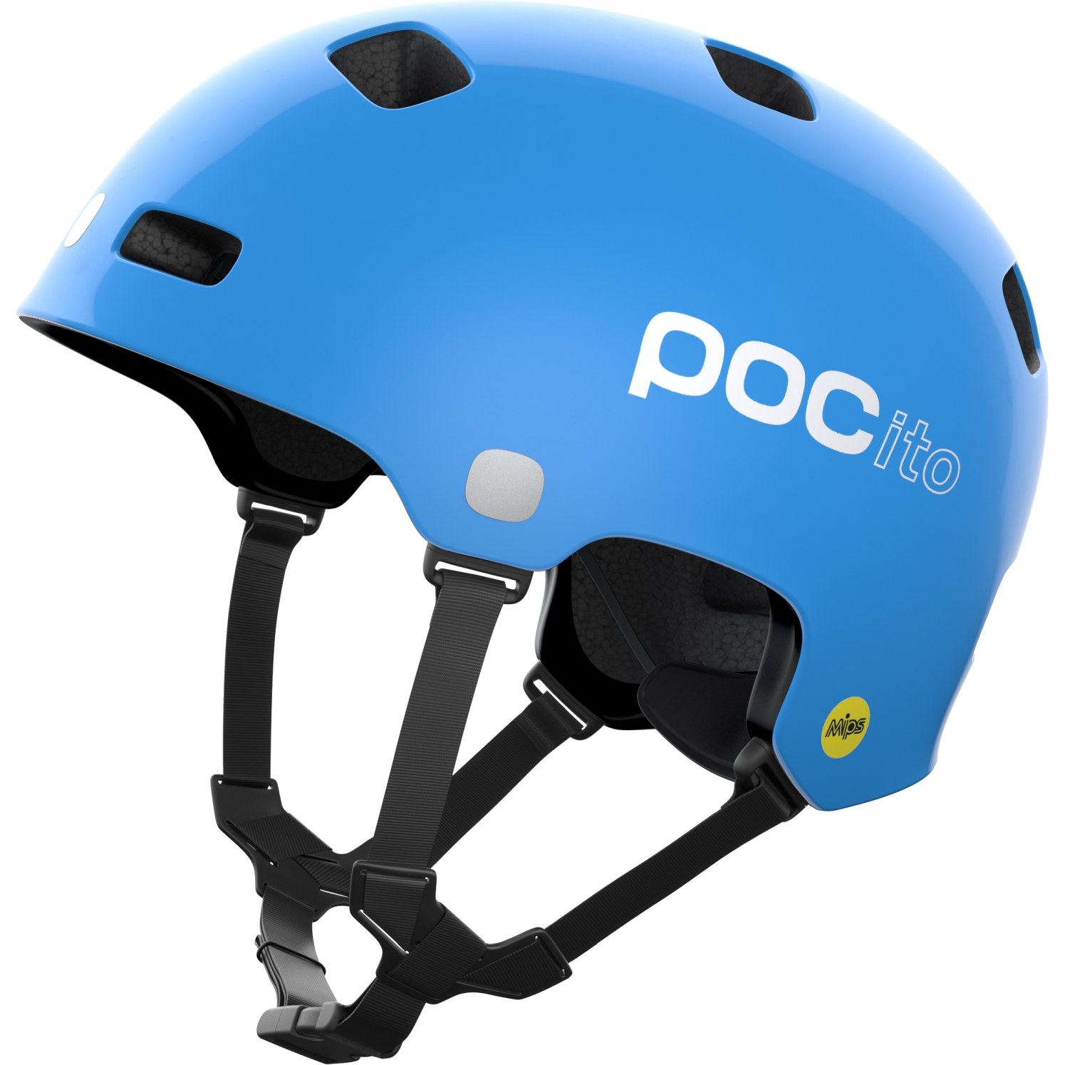 Picture of POC POCito Crane MIPS Kids Helmet - 8233 Fluorescent Blue 2023