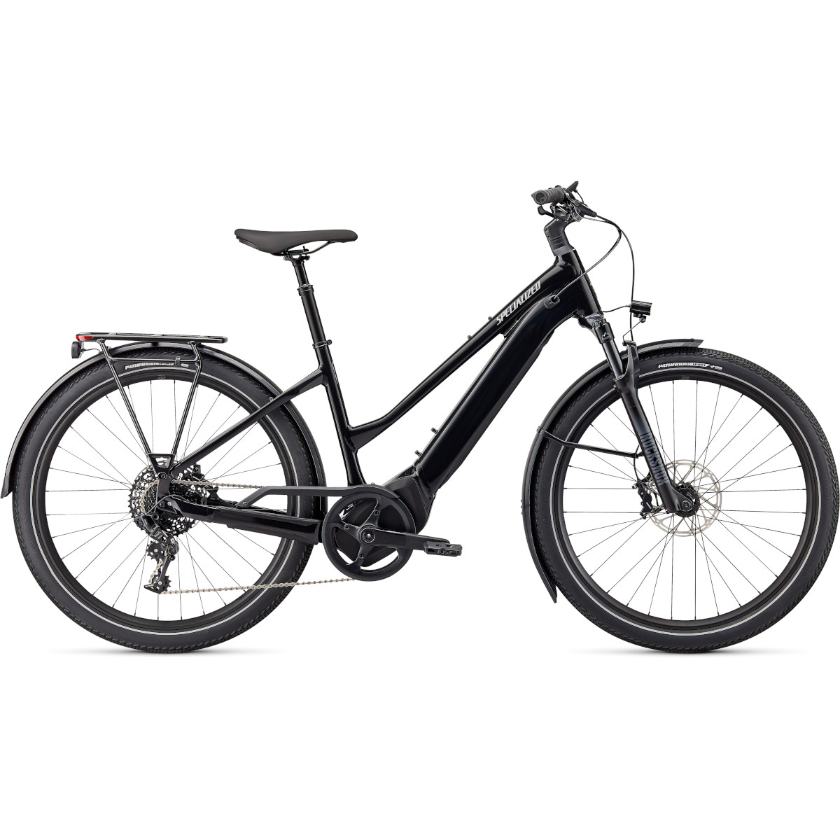 Picture of Specialized TURBO VADO 5.0 - Step-Through City E-Bike - 2023 - cast black / silver reflective
