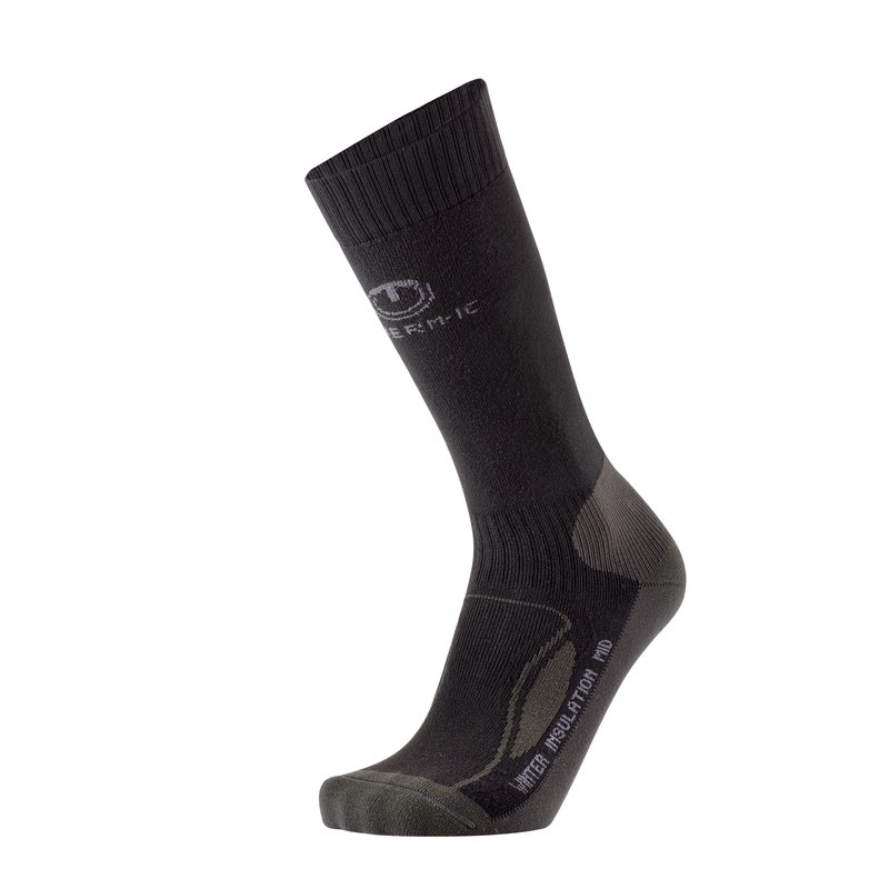 Picture of therm-ic Winter Insulation Mid Sock - Black