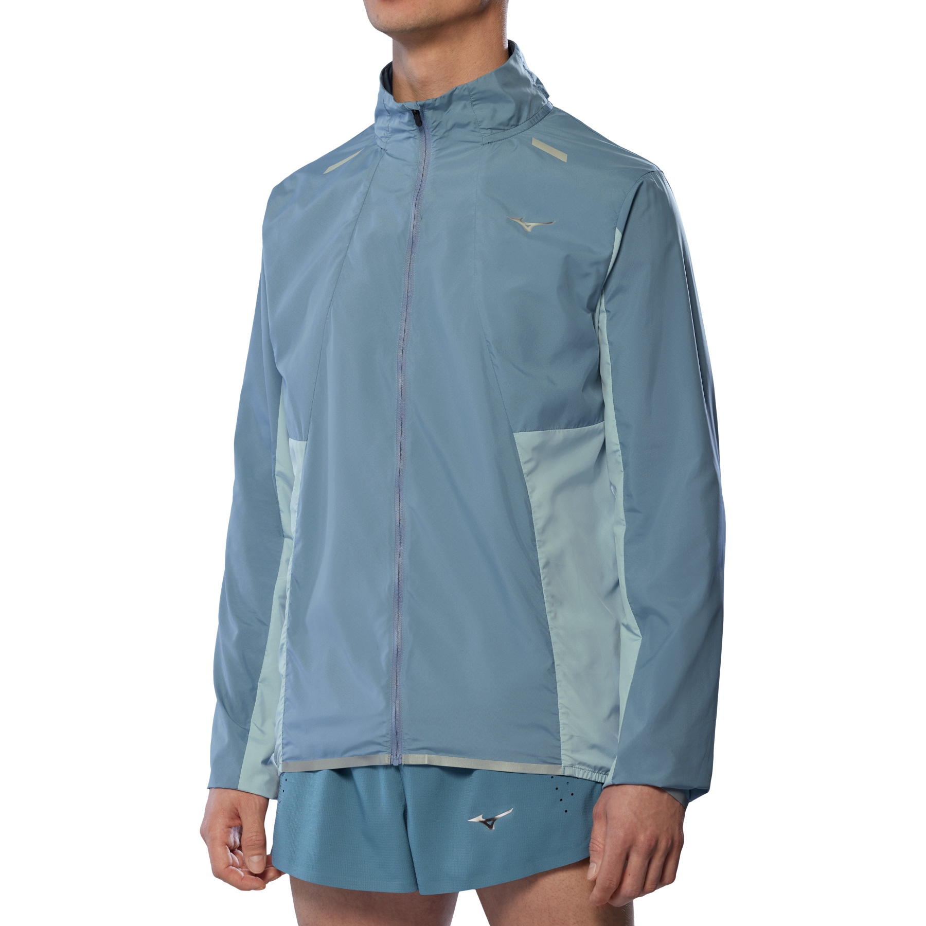 Produktbild von Mizuno Tech Light Jacke Herren - Citadel/Cloud Blue