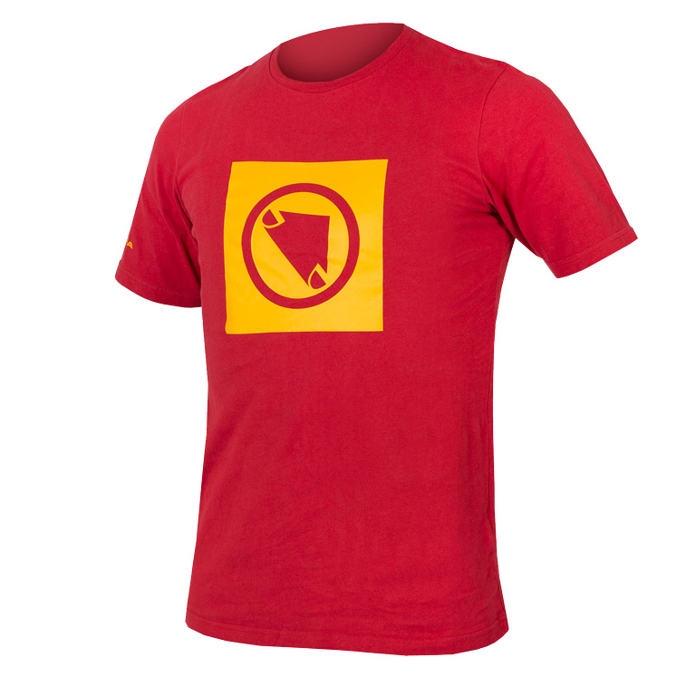 Picture of Endura One Clan Carbon Icon T-Shirt Men - red