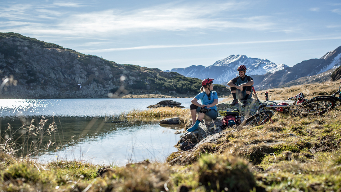 Mountainbike Touren in Österreich – Bergseen und Alpen-Panoramen