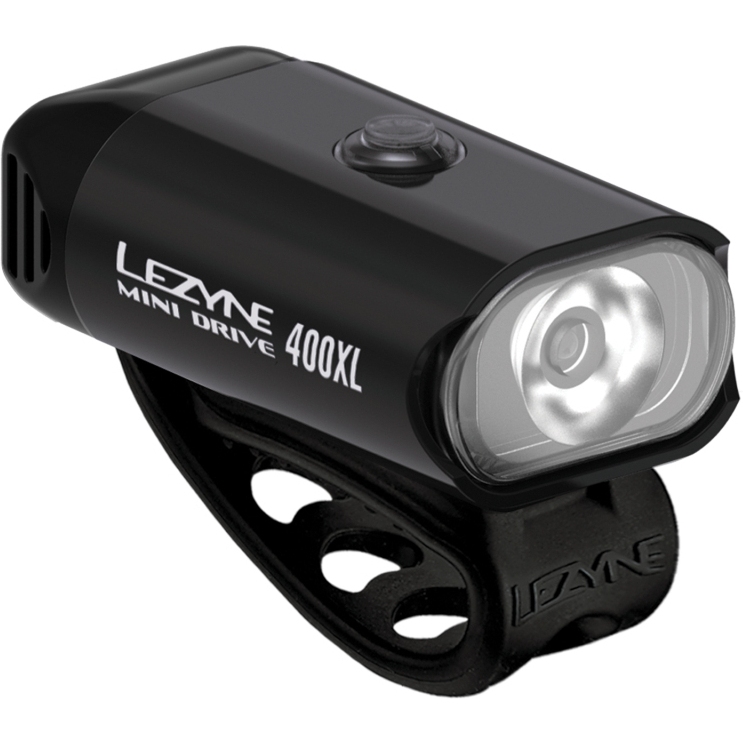 Передняя фара Lezyne Mini Drive 400 XL - без StVZO - черный/глянцевый