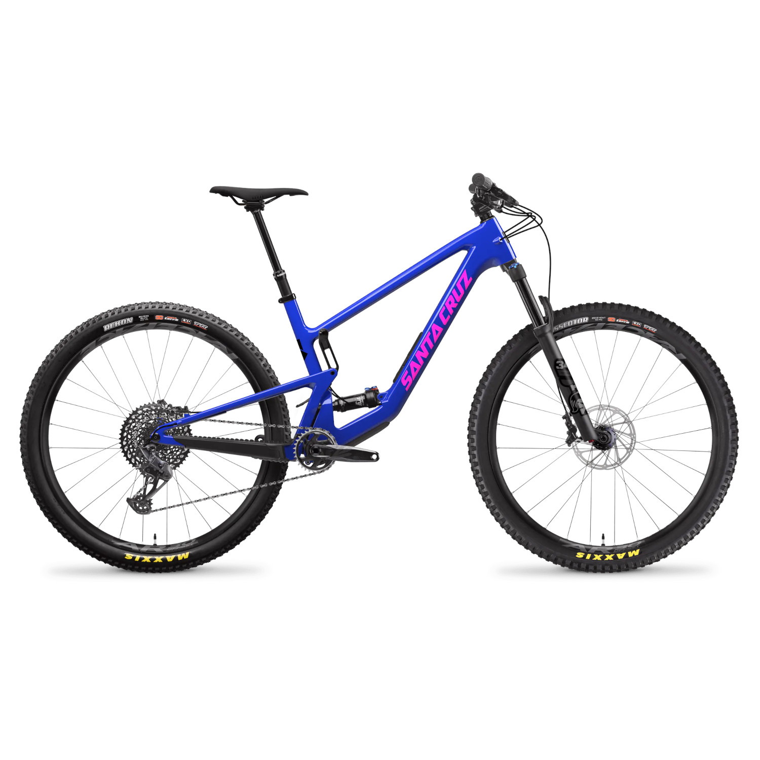 Picture of Santa Cruz TALLBOY 5 C S - 29&quot; Carbon Mountain Bike - 2023 - gloss ultra blue