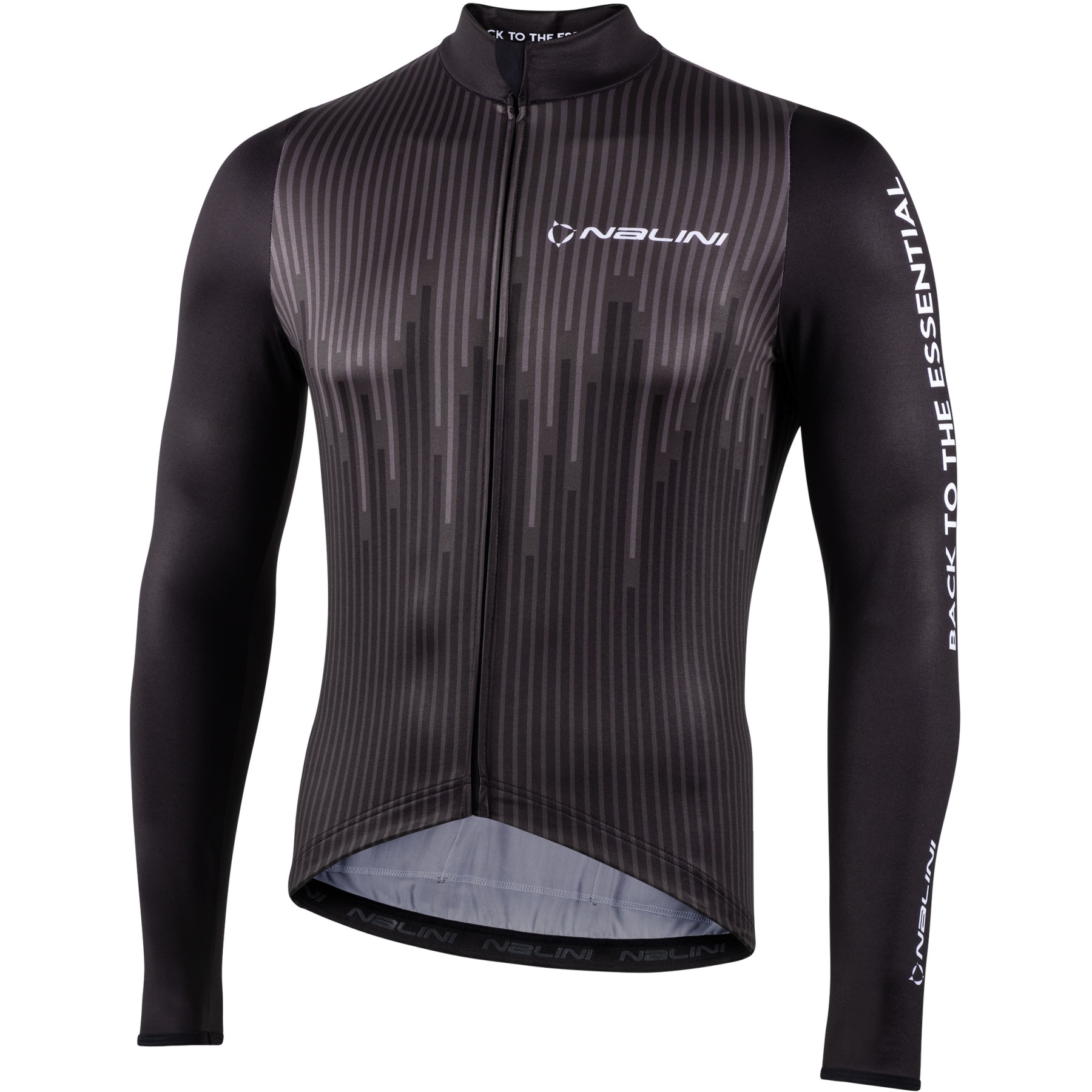 Productfoto van Nalini New Fit Long Sleeve Jersey - grey/black 4000