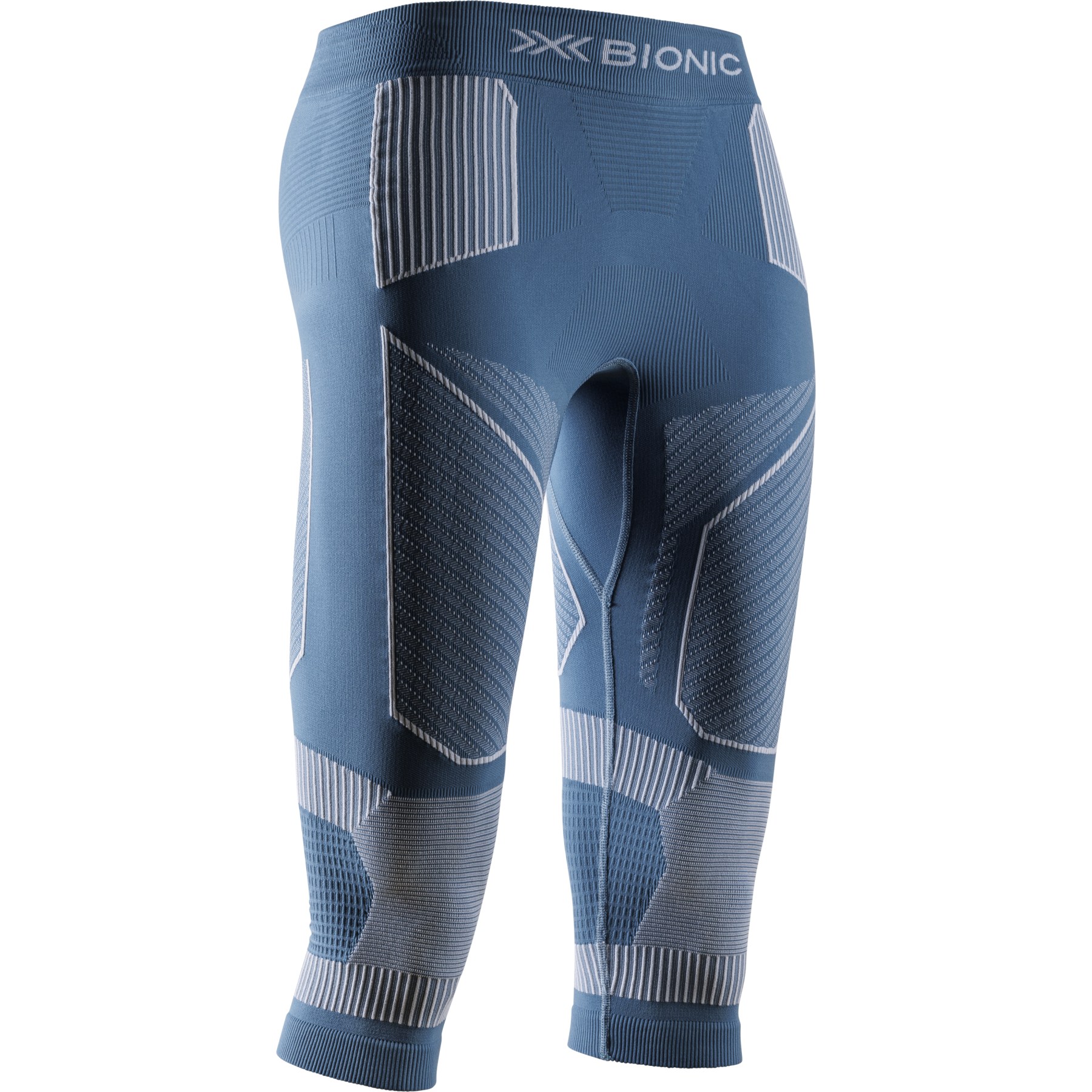 Productfoto van X-Bionic Energizer Accumulator Light Onderbroek 3/4 Dames - mineral blue/arctic white