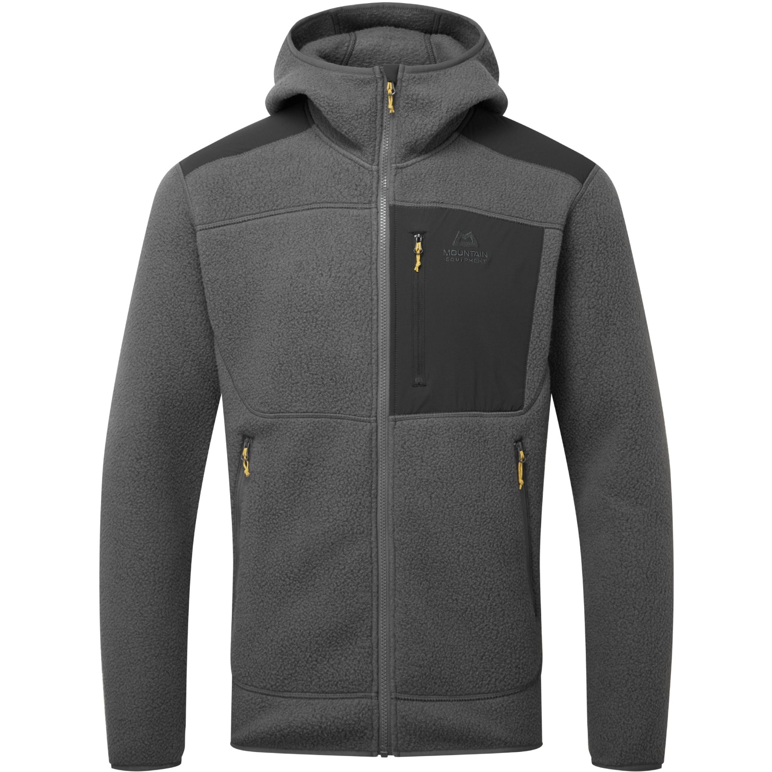Picture of Mountain Equipment Highpile Hooded Jacket Men ME-006925 - anvil grey/black