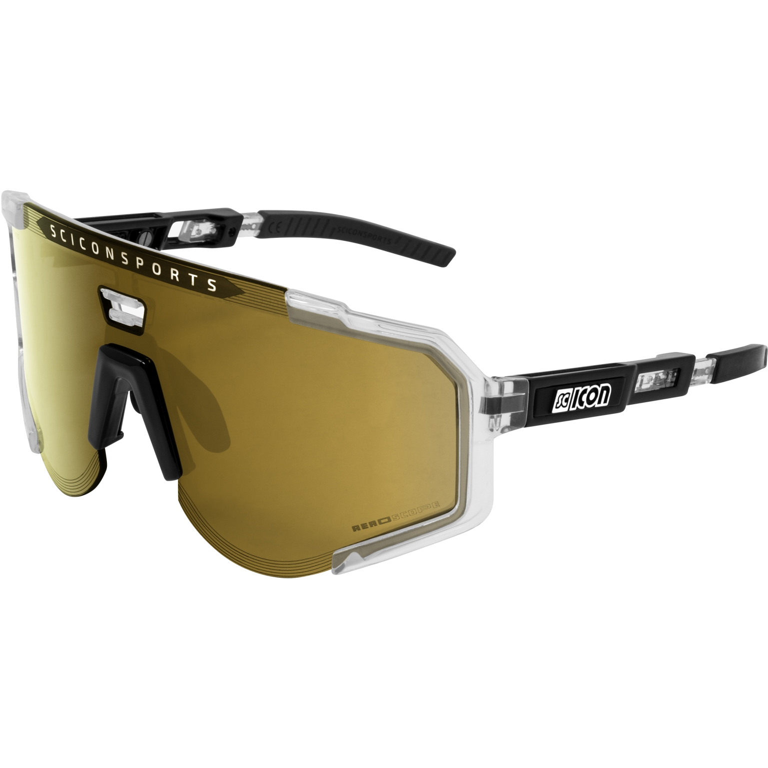 Produktbild von Scicon Aeroscope Brille - Crystal Gloss / Multimirror Bronze