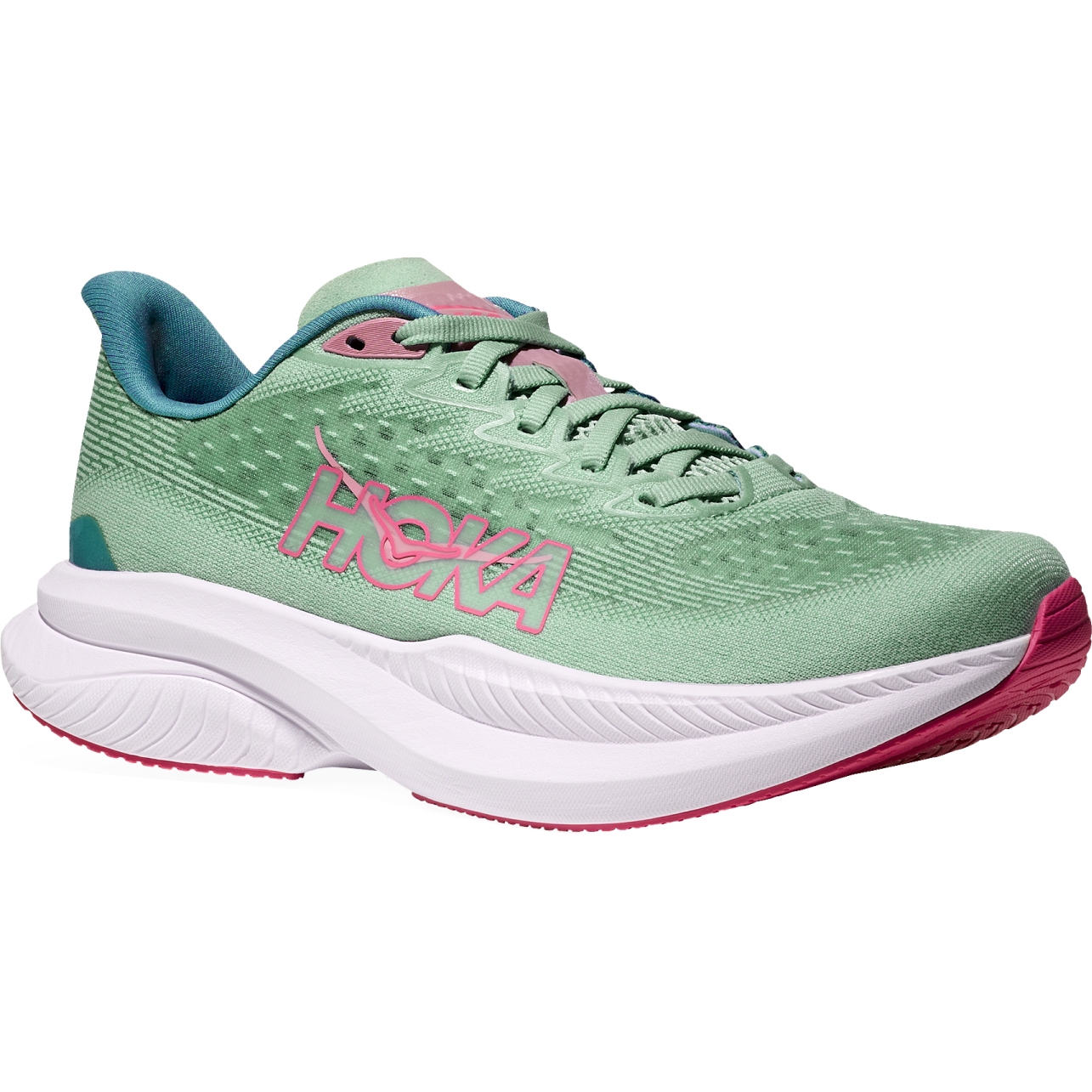 Bild von Hoka Mach 6 Laufschuhe Damen - jadeite / alpine blue