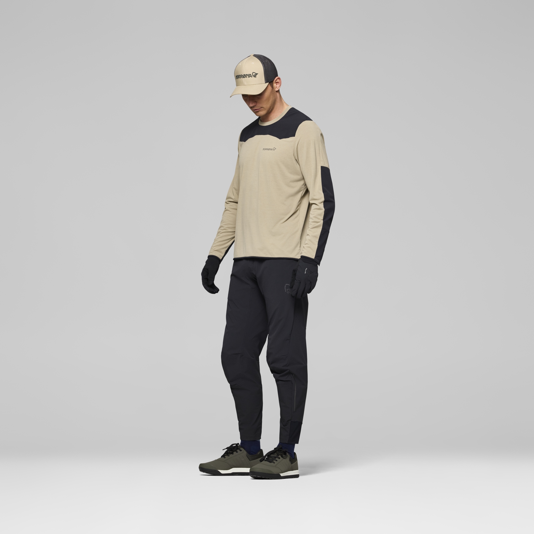 Norrona skibotn equaliser tech Long sleeve Shirt Men - Winter Twig
