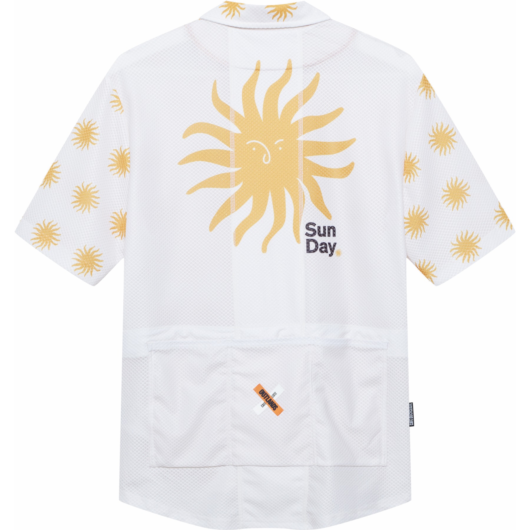Café du Cycliste Claudine Short Sleeve Jersey Unisex - sunflower