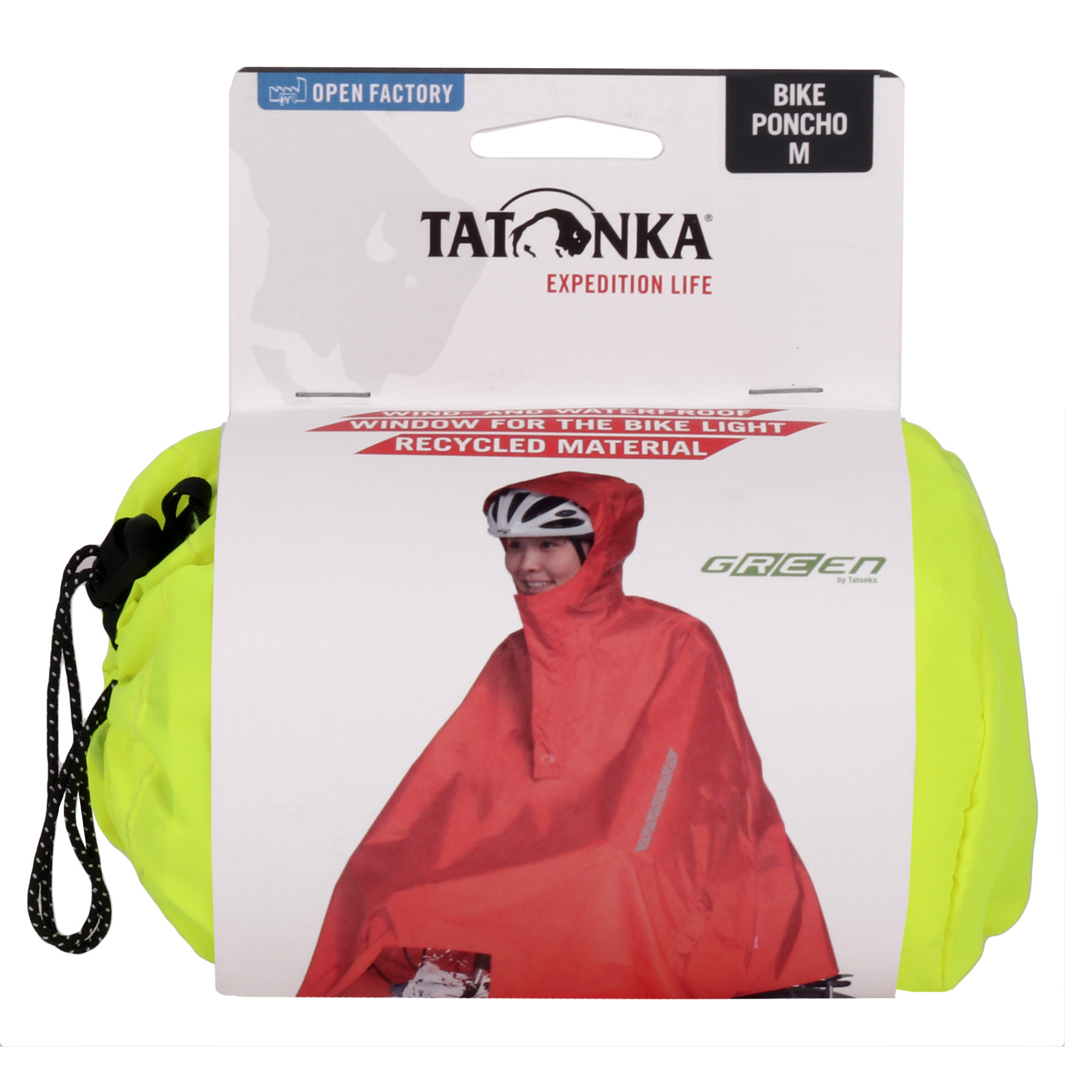 Productfoto van Tatonka Bike Poncho - safety yellow