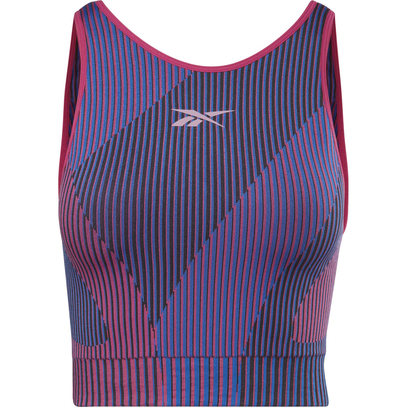Picture of Reebok United By Fitness Myoknit Seamless Top Women - vecblu