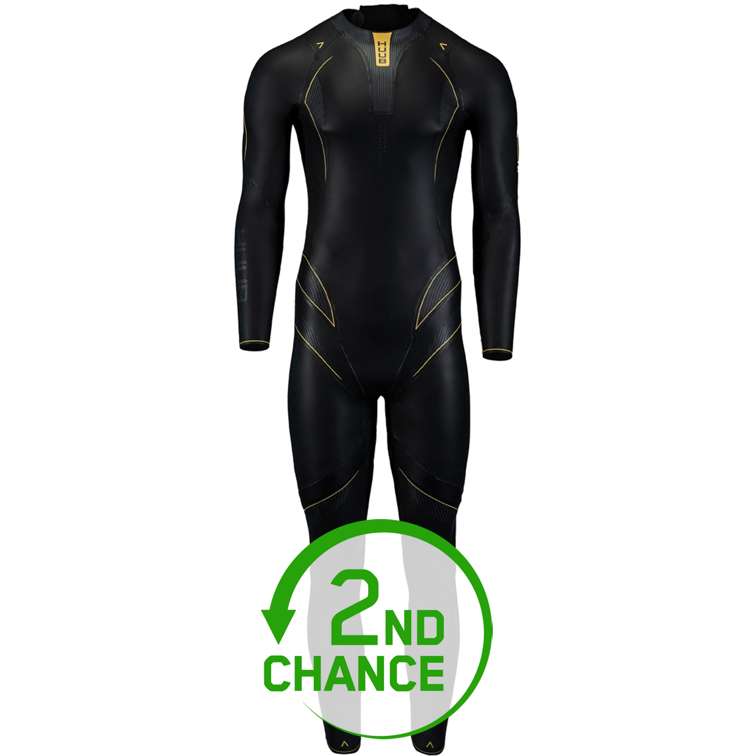 Produktbild von HUUB Design Alchemy 3:5 Wetsuit - schwarz/grau/gold - B-Ware