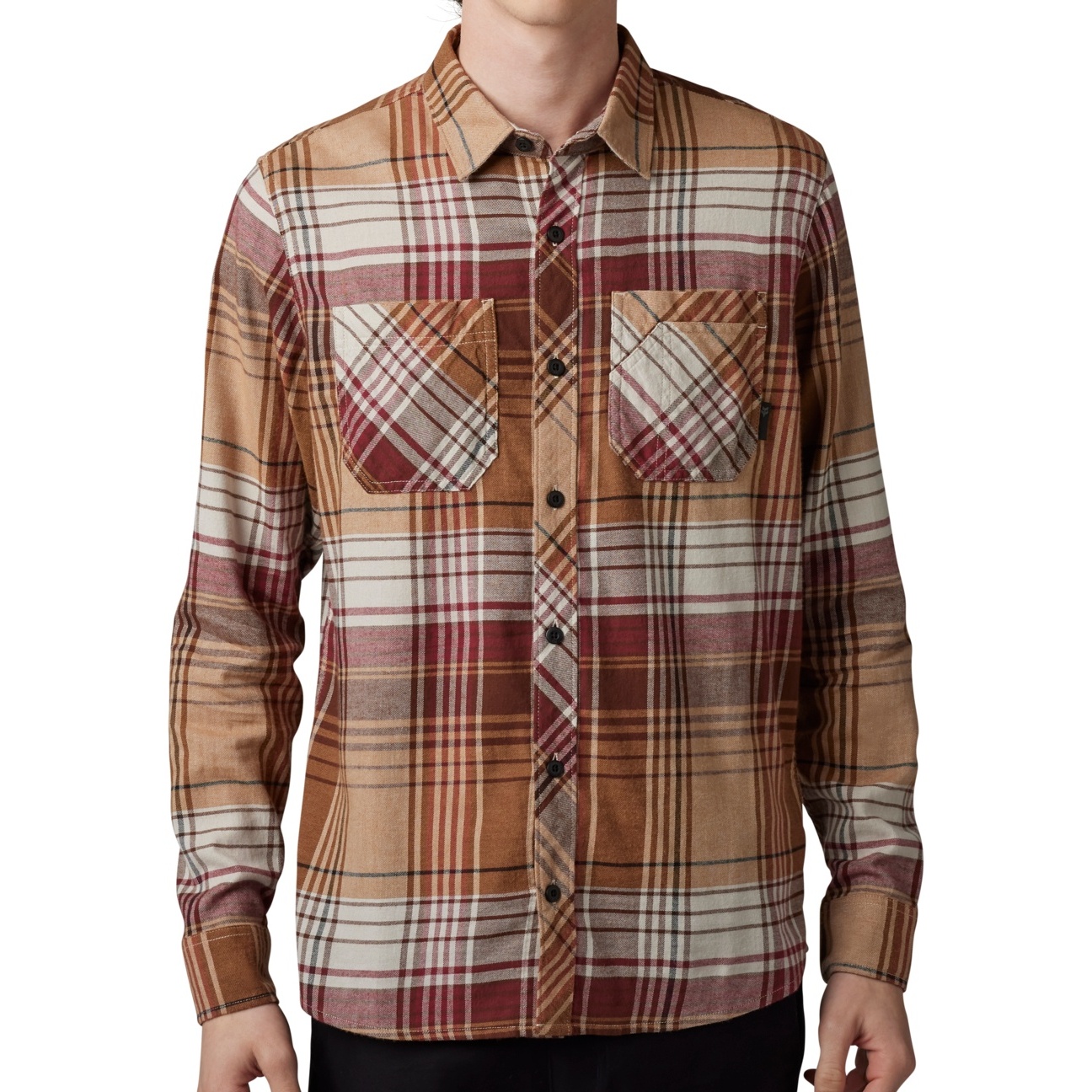 Picture of FOX Turnouts Utility Flannel Shirt Men - cognac