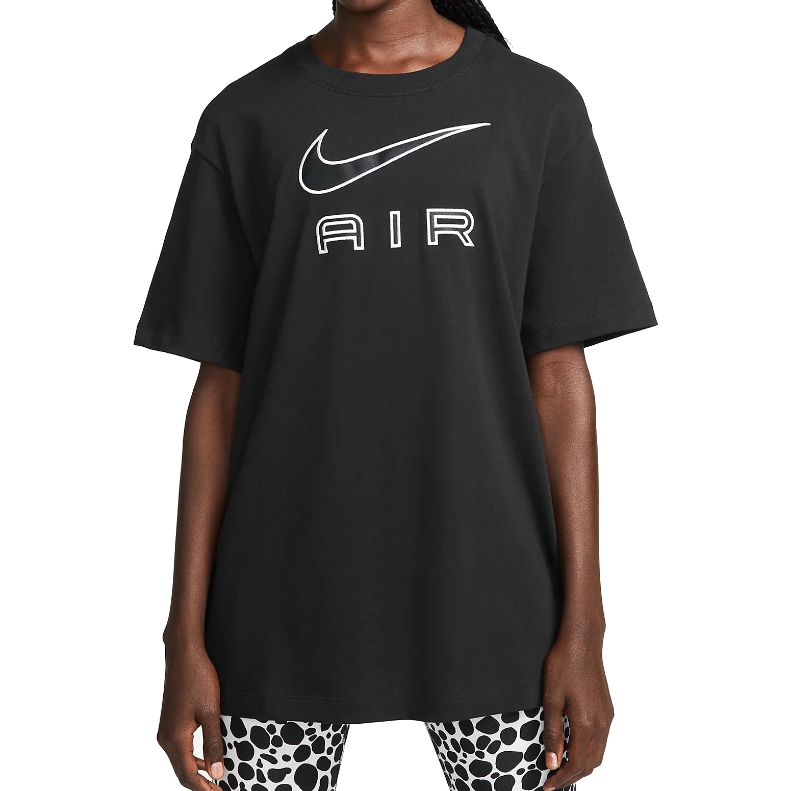 Produktbild von Nike Air T-Shirt Damen - schwarz/weiß DR8982-010
